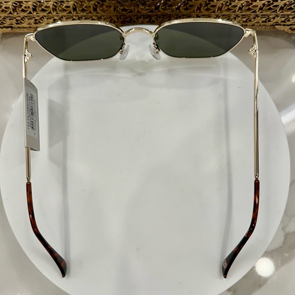 NWT Aire - Gold Spiral Square Sunglasses/Sunnies/Shades - Picture 9 of 15